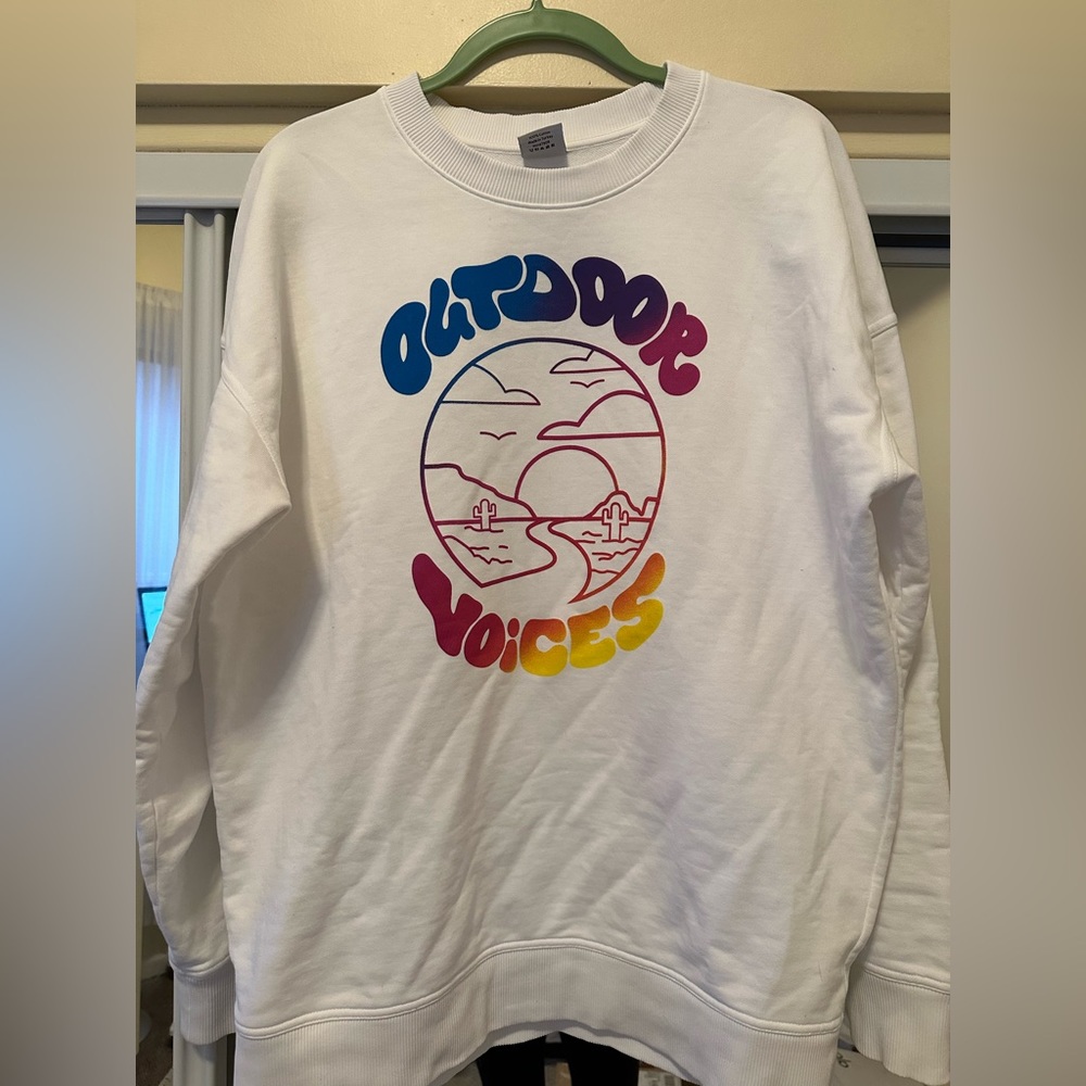Outdoor Voices Rainbow Desert Sweatshirt